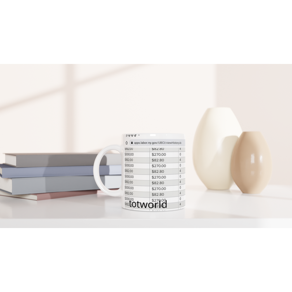 White 11oz Ceramic Mug