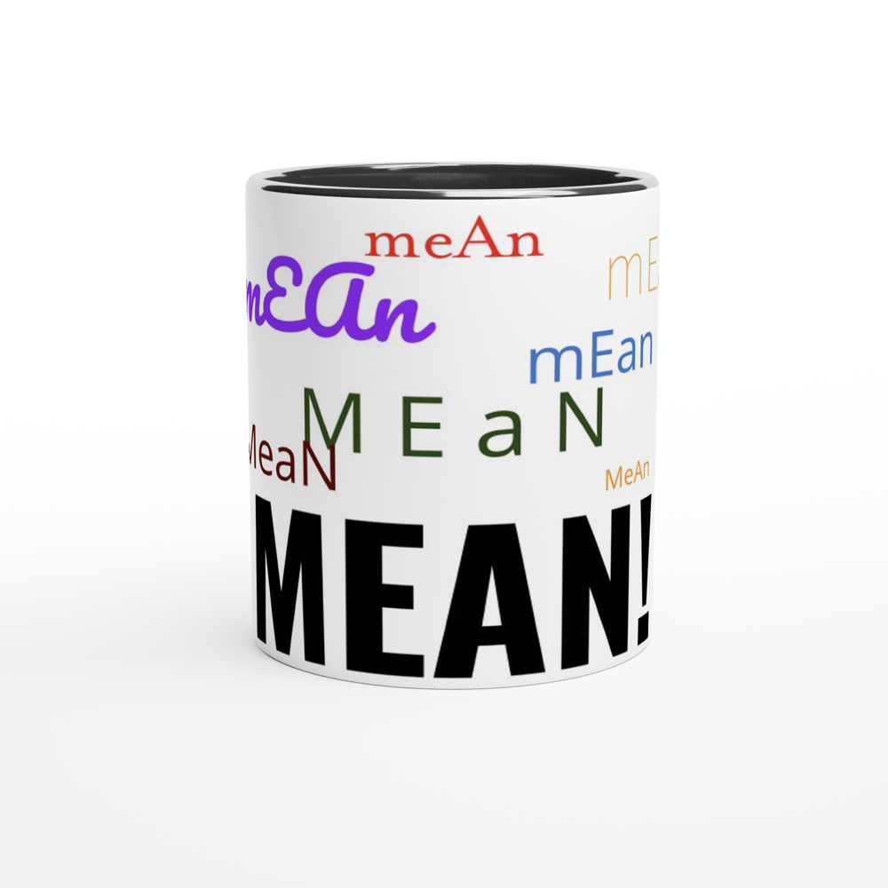 White 11oz Ceramic Mug with Color Inside