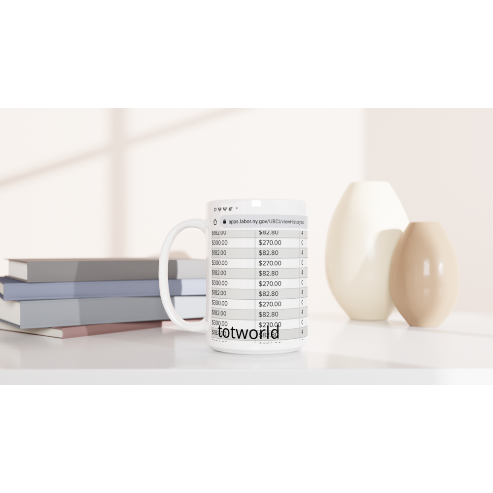 White 15oz Ceramic Mug