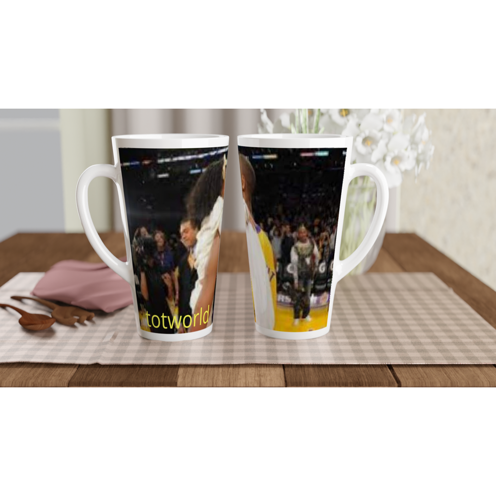 White Latte 17oz Ceramic Mug