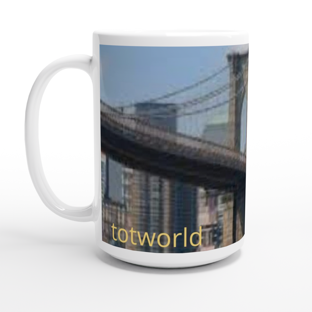 White 15oz Ceramic Mug