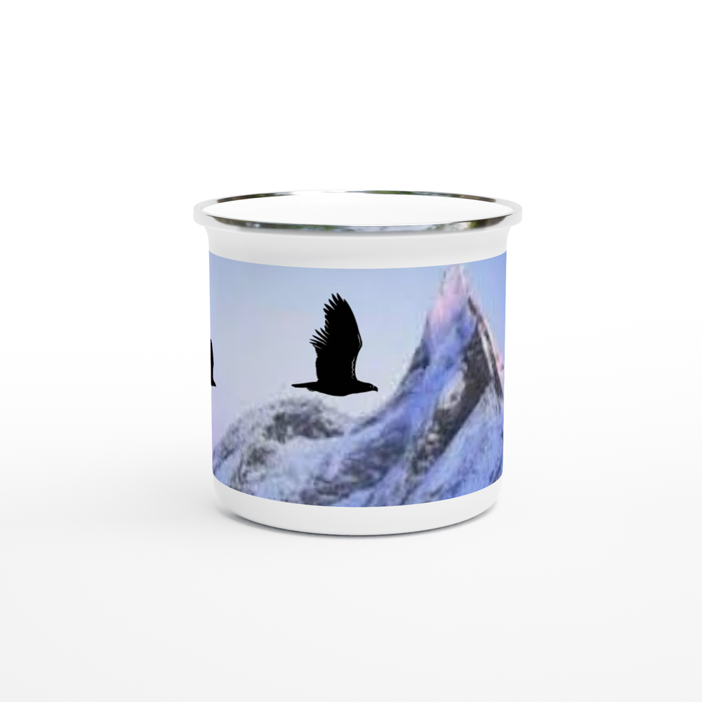 White 12oz Enamel Mug