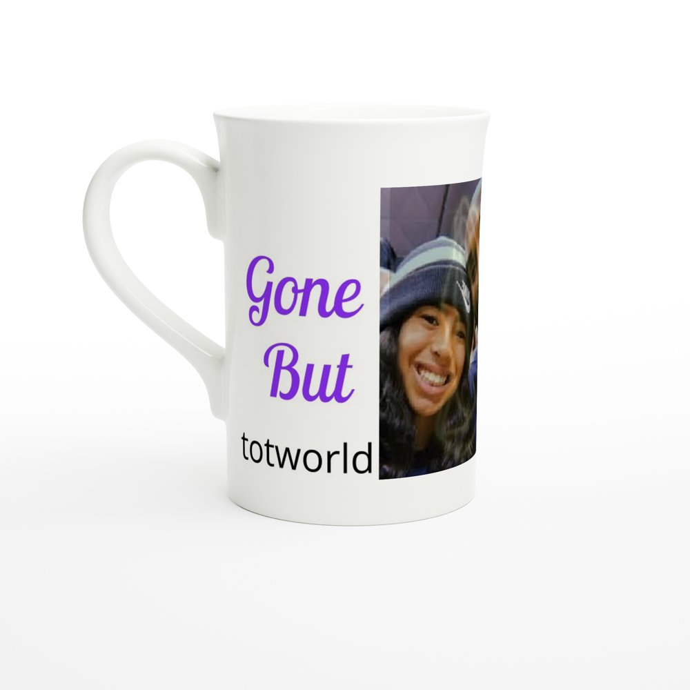 White 10oz Porcelain Slim Mug