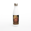 White 17oz Stainless Steel Water Bottle