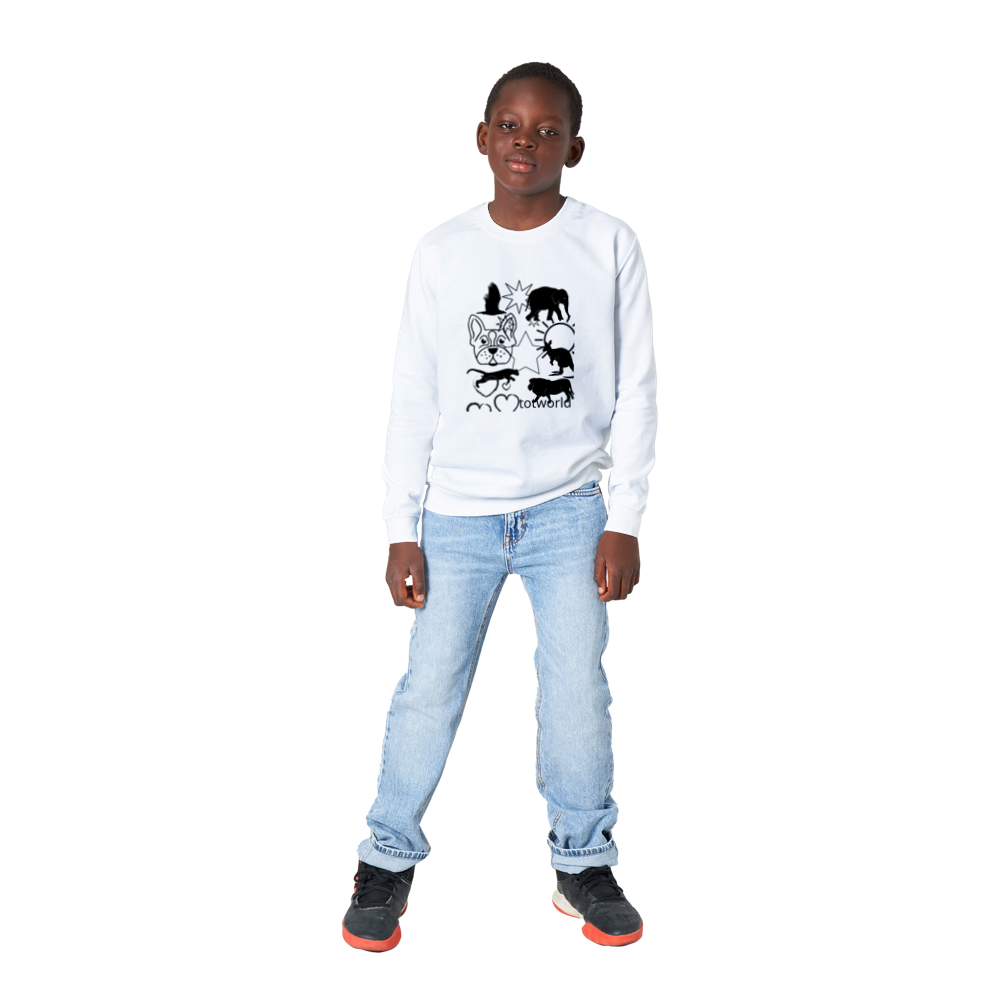 Premium Kids Crewneck Sweatshirt