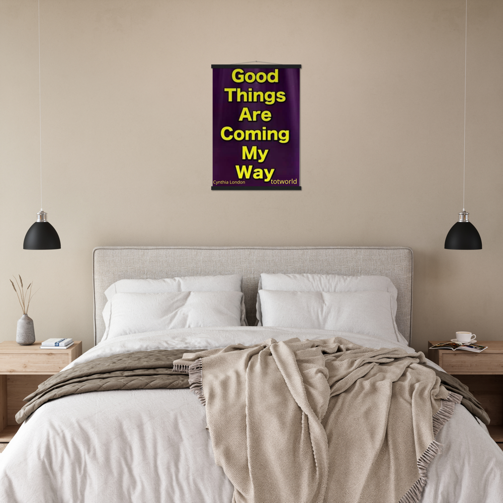 Premium Semi-Glossy Paper Poster & Hanger