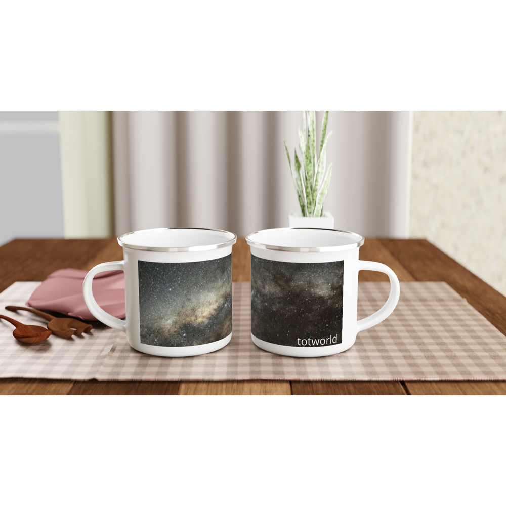 White 12oz Enamel Mug