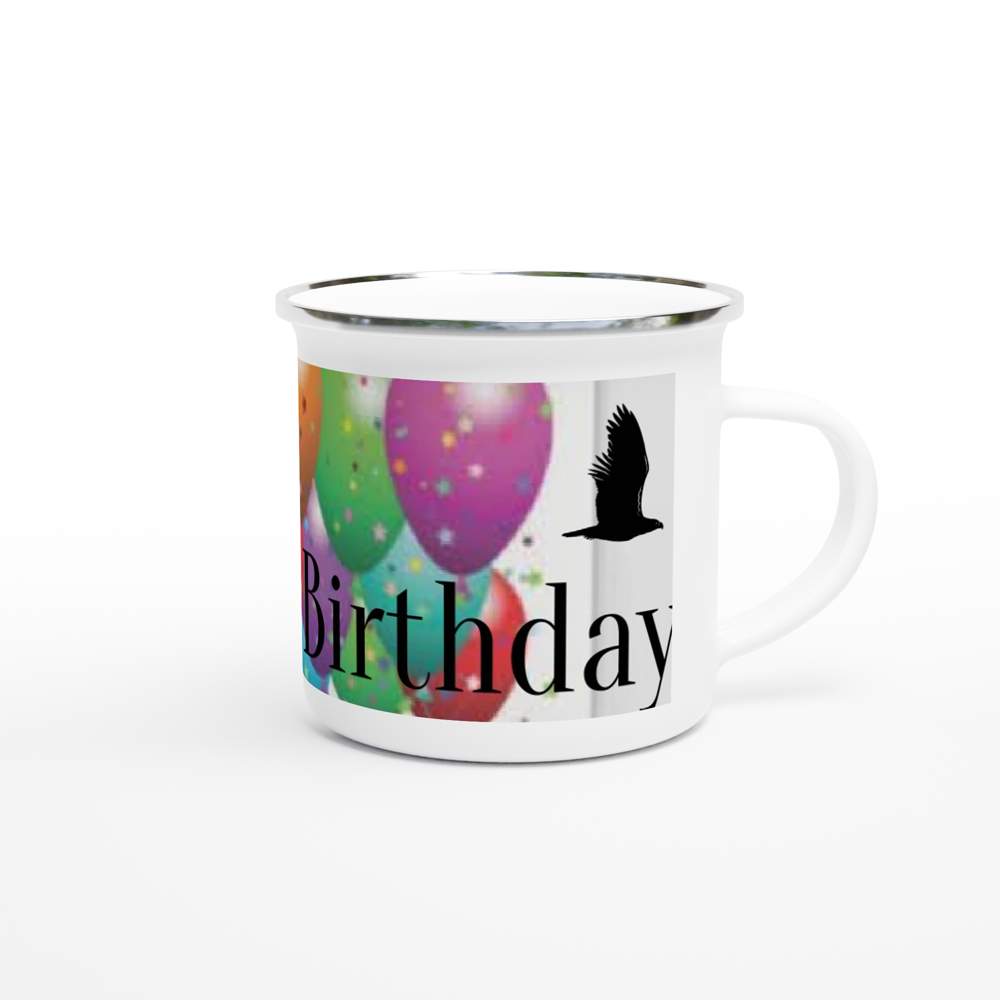 White 12oz Enamel Mug