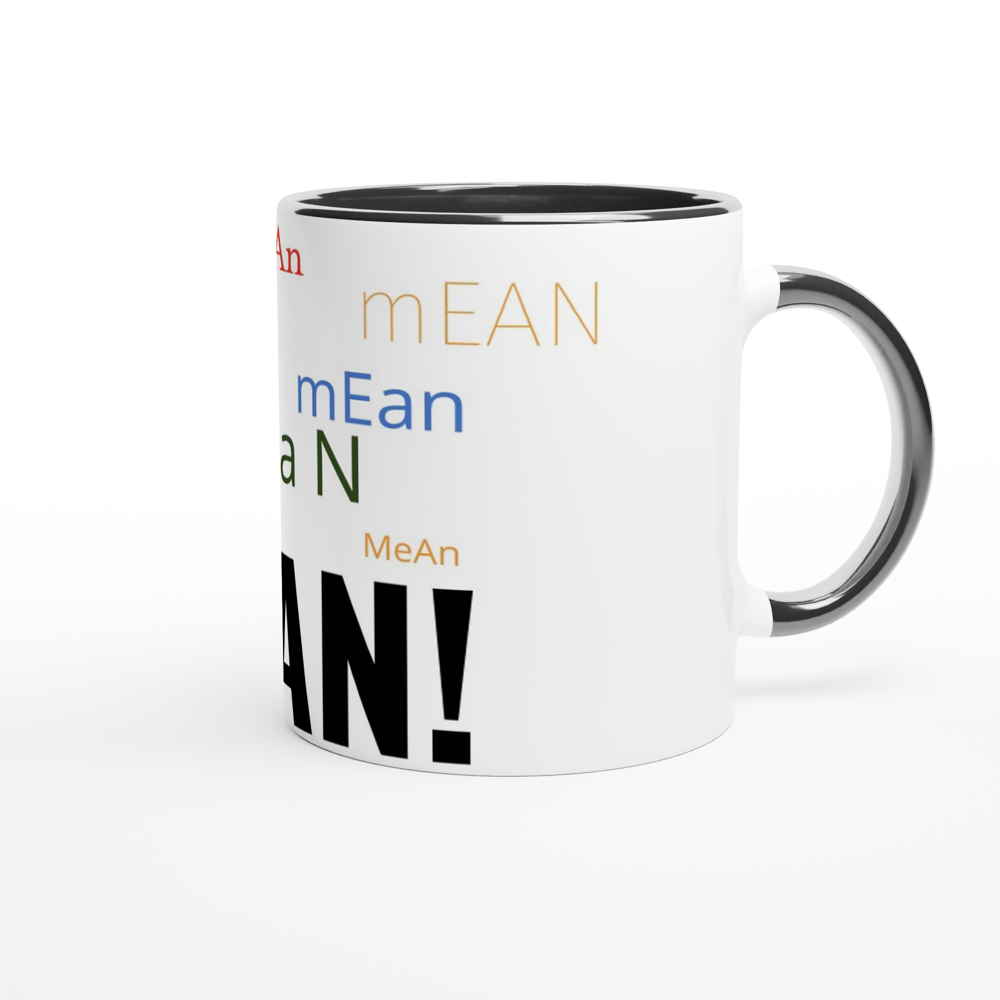 White 11oz Ceramic Mug with Color Inside