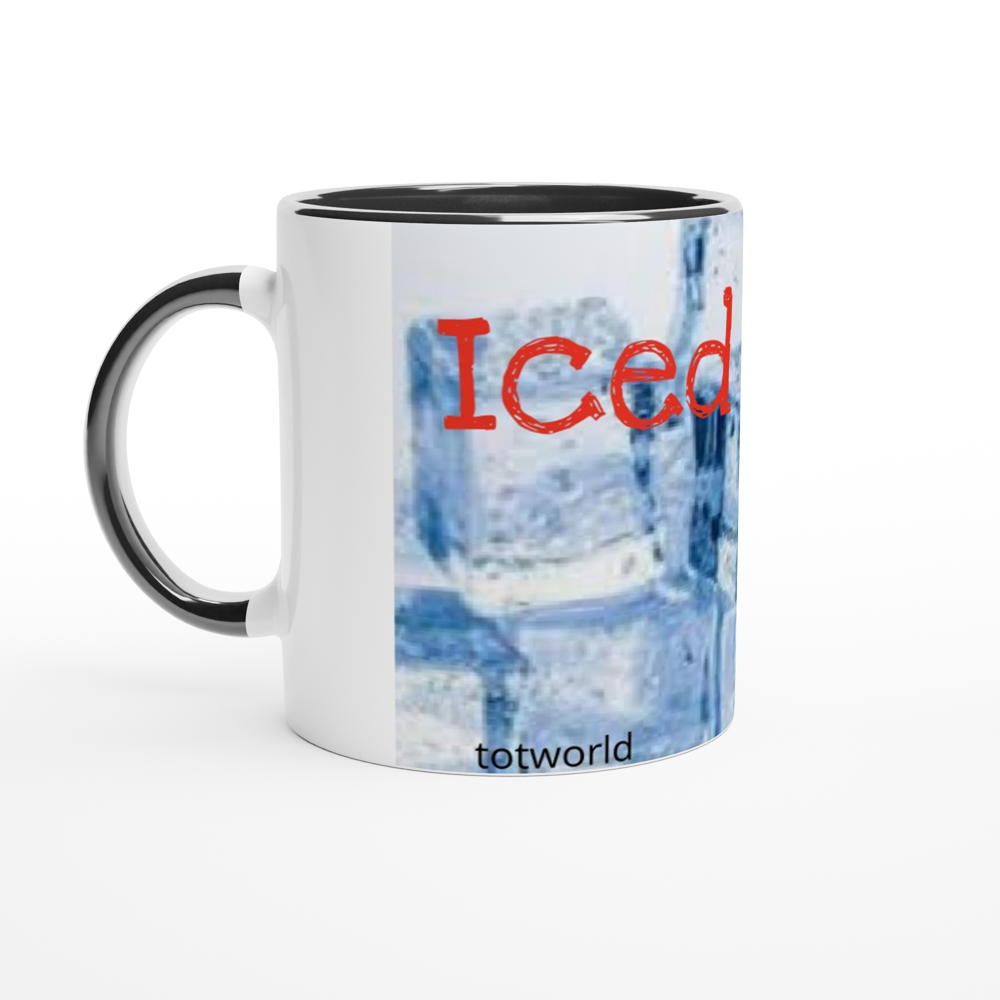 White 11oz Ceramic Mug with Color Inside