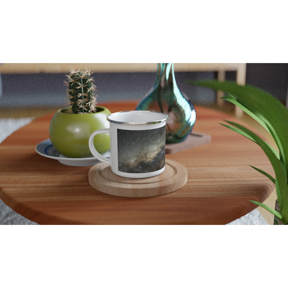 White 12oz Enamel Mug