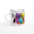 White 12oz Enamel Mug