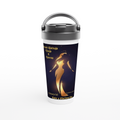 White 15oz Stainless Steel Travel Mug