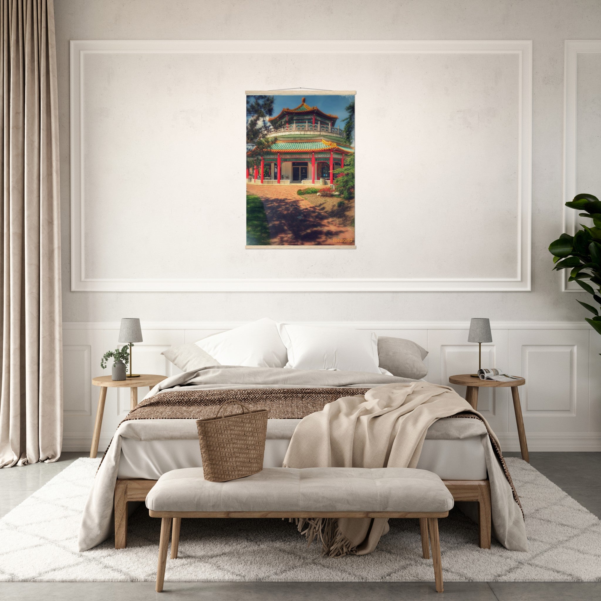 Classic Semi-Glossy Paper Poster with Hanger