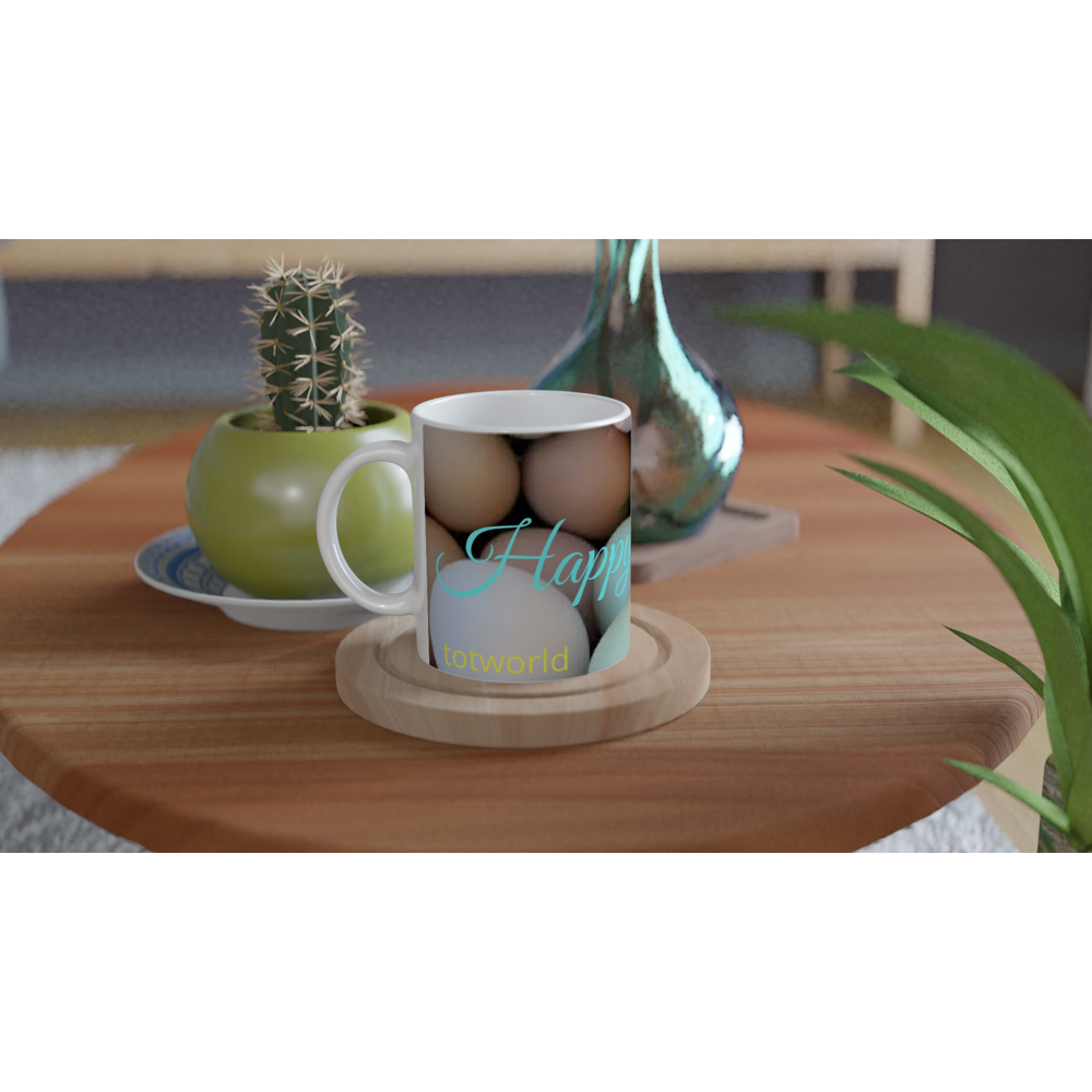 White 11oz Ceramic Mug