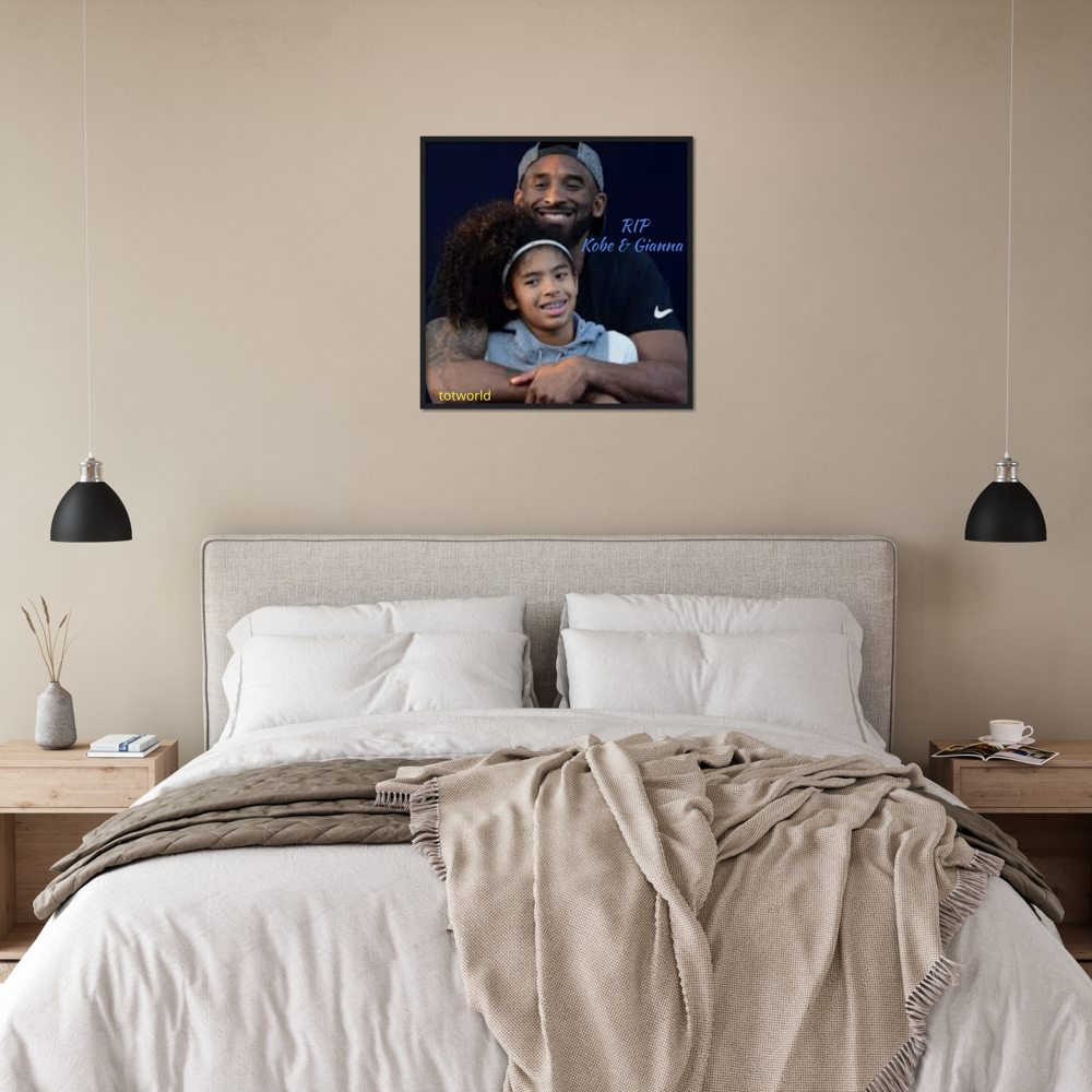 Premium Semi-Glossy Paper Wooden Framed Poster