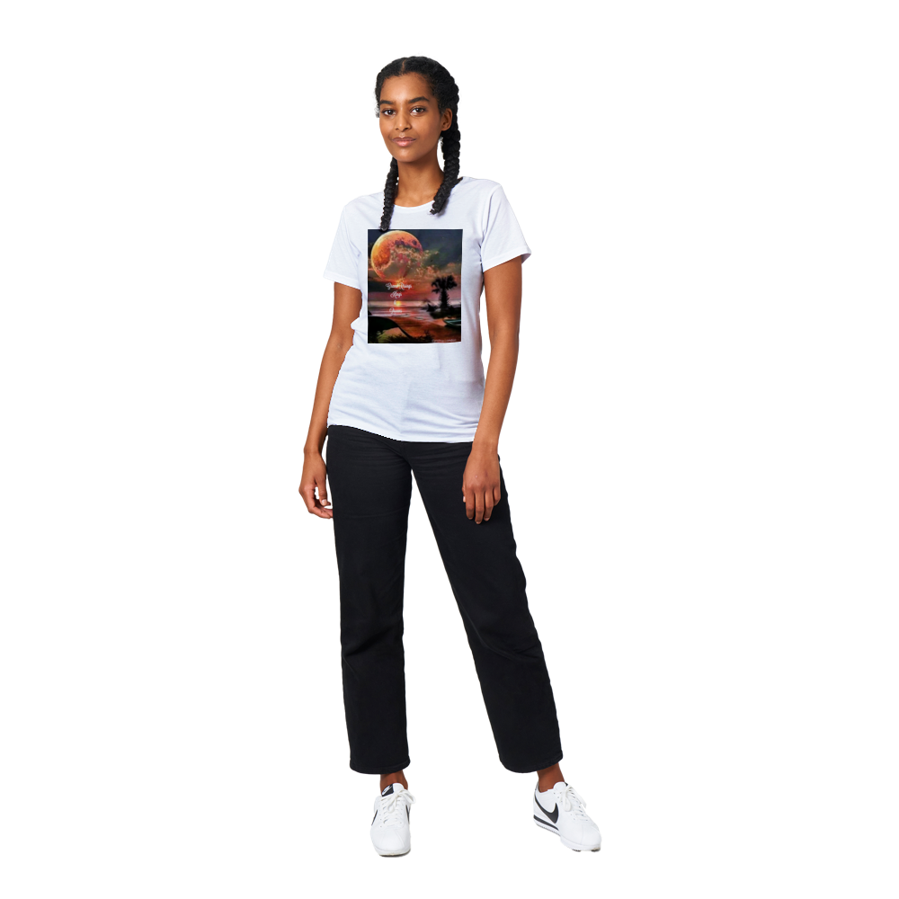 Polycotton Womens Crewneck T-shirt