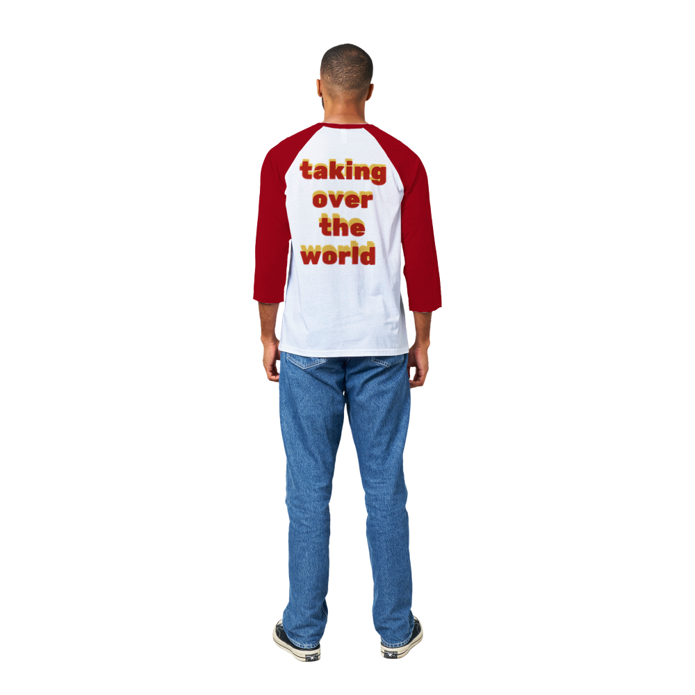 Unisex 3/4 sleeve Raglan T-shirt