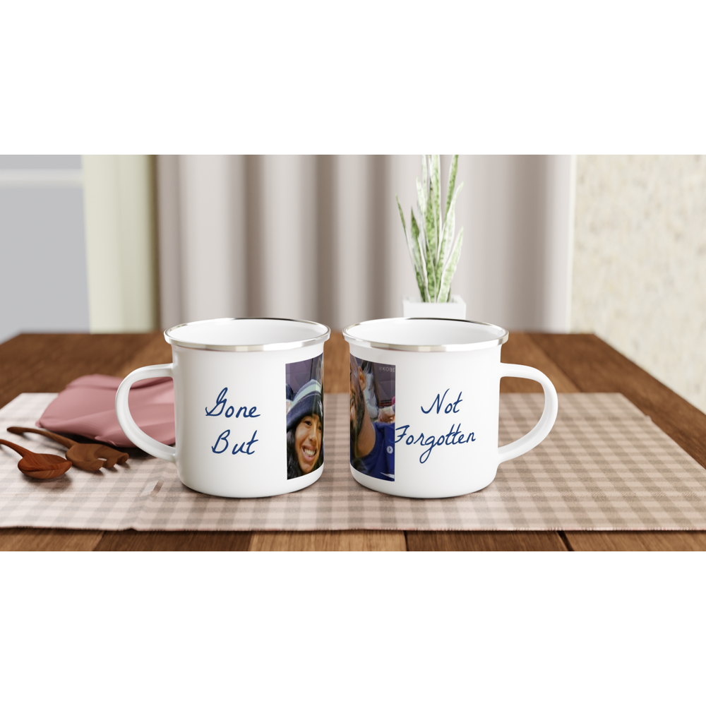 White 12oz Enamel Mug