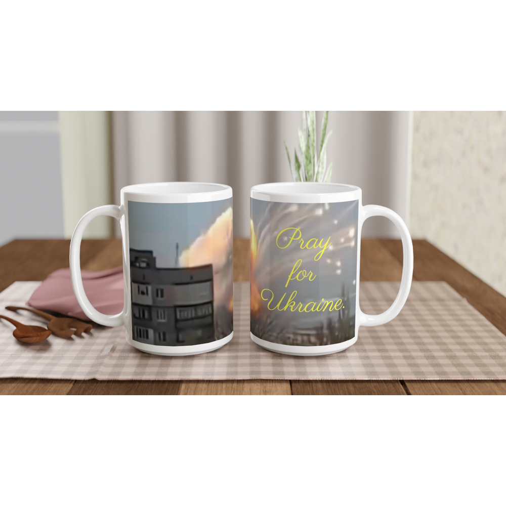 White 15oz Ceramic Mug