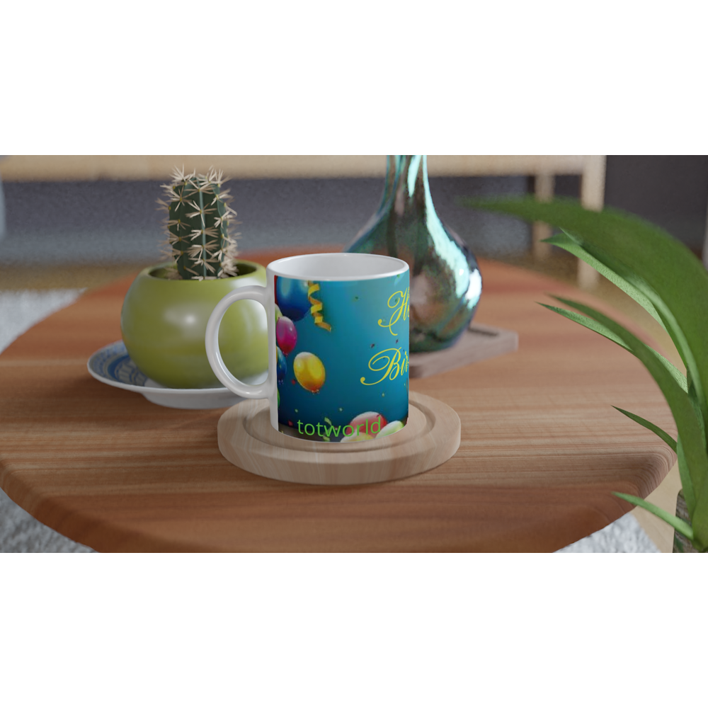 White 11oz Ceramic Mug