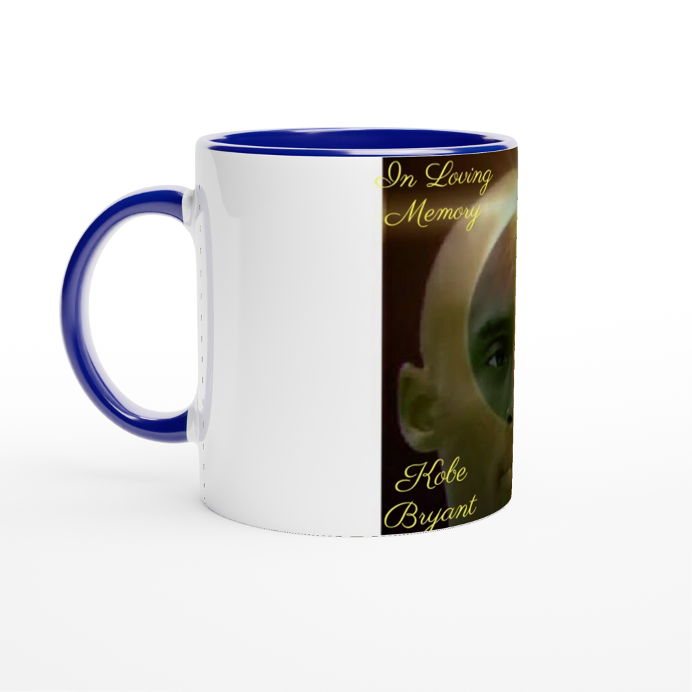 White 11oz Ceramic Mug with Color Inside