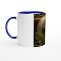 White 11oz Ceramic Mug with Color Inside