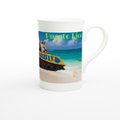 White 10oz Porcelain Slim Mug