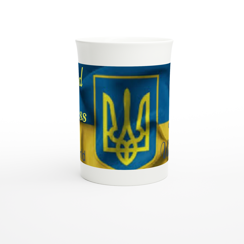 White 10oz Porcelain Slim Mug