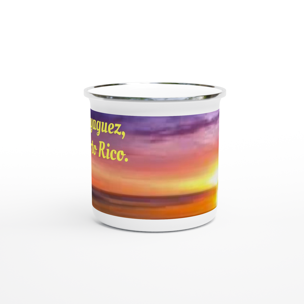 White 12oz Enamel Mug