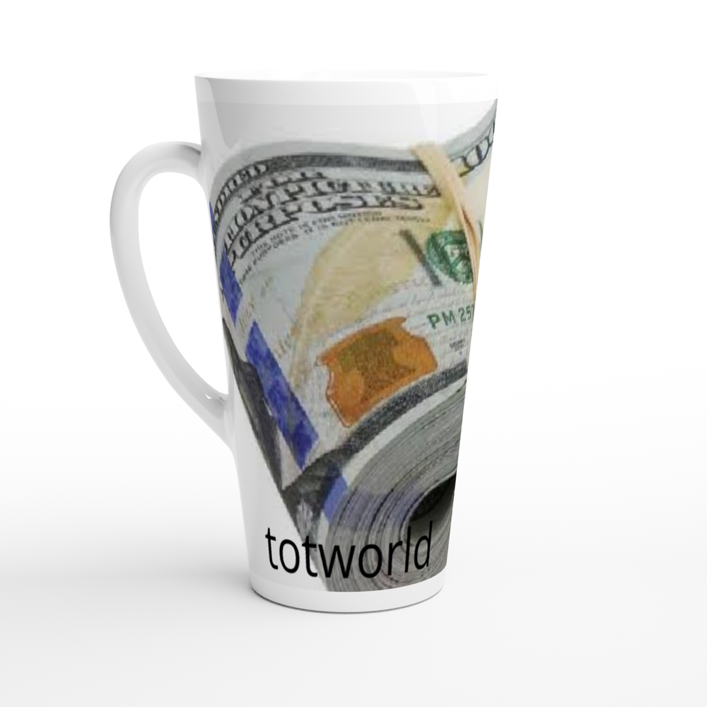 White Latte 17oz Ceramic Mug