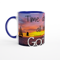 White 11oz Ceramic Mug with Color Inside