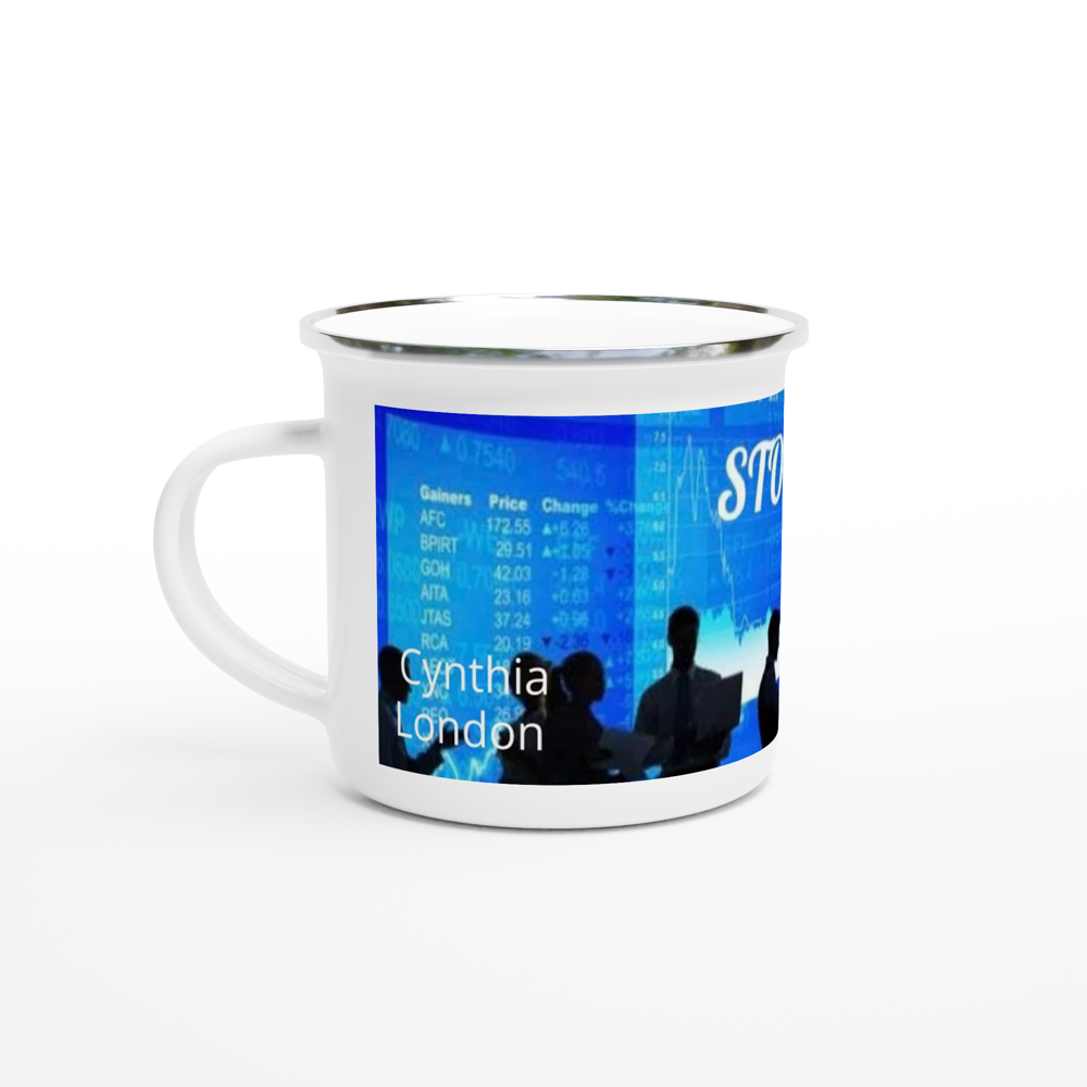 White 12oz Enamel Mug