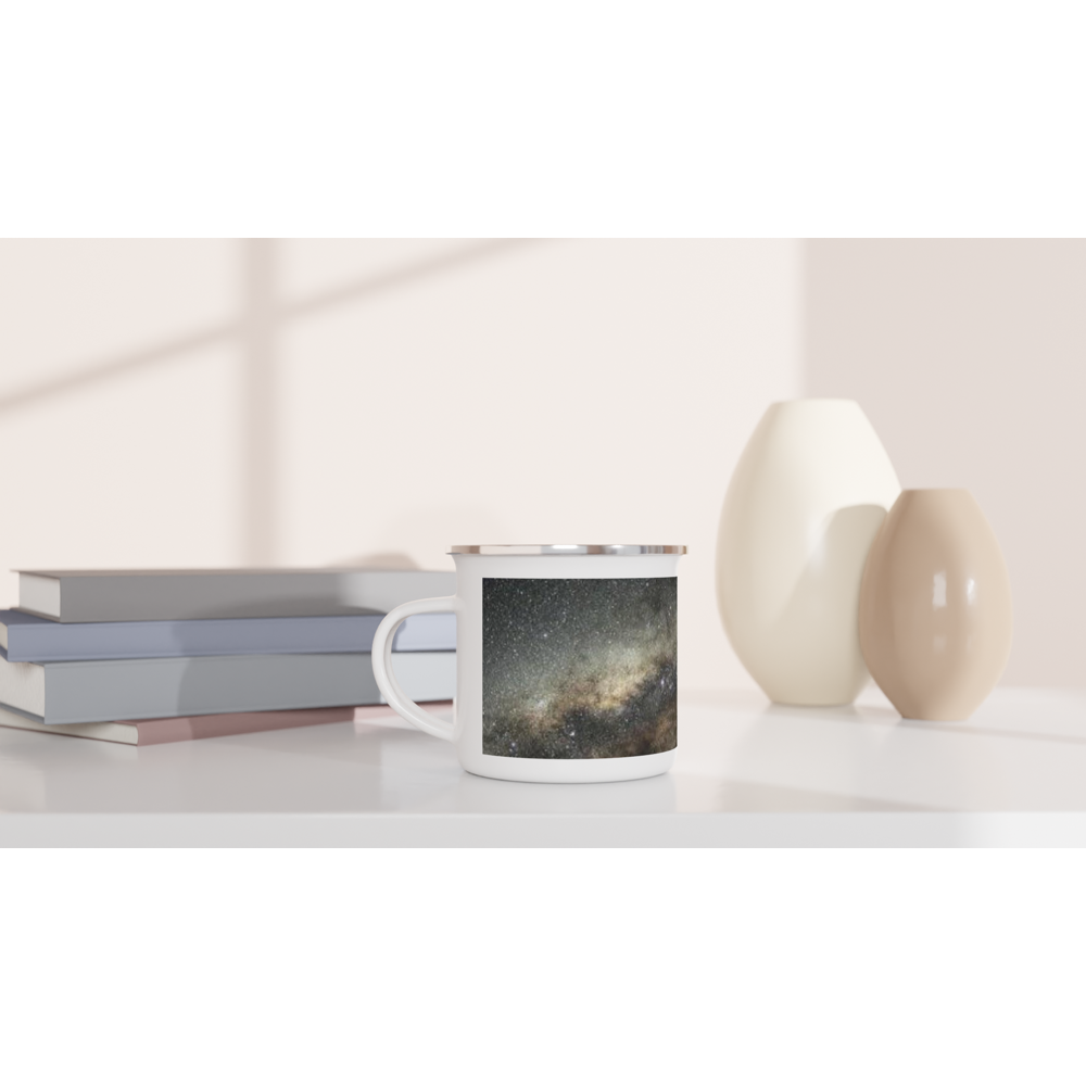 White 12oz Enamel Mug