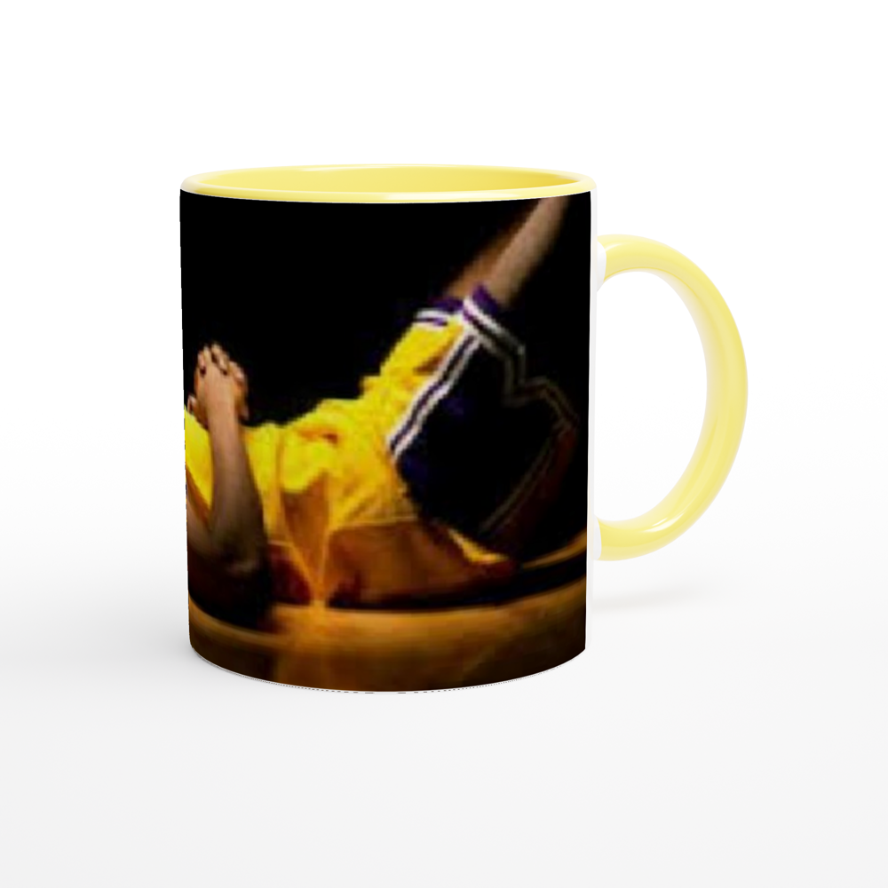 White 11oz Ceramic Mug with Color Inside