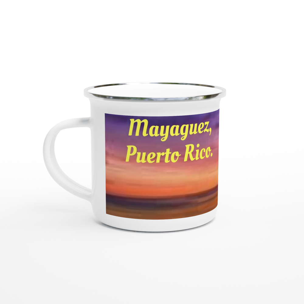 White 12oz Enamel Mug