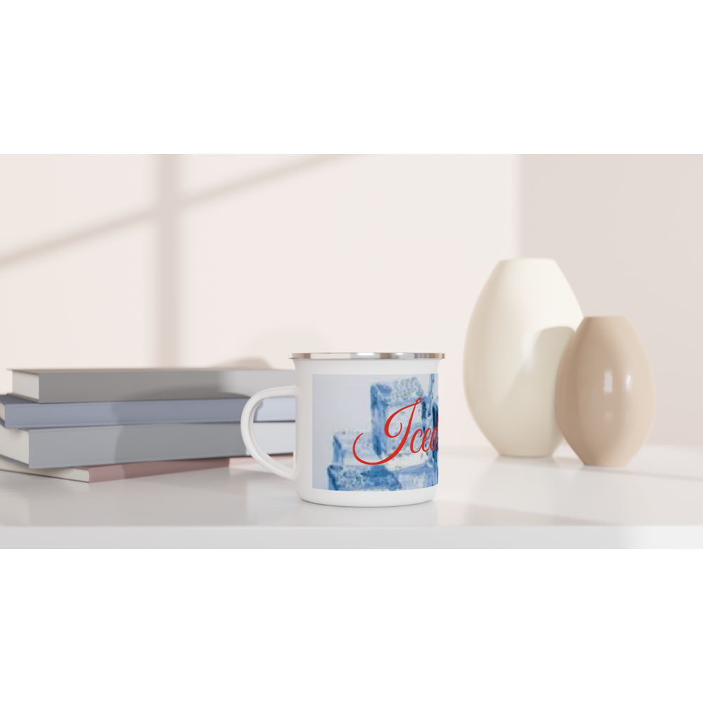 White 12oz Enamel Mug