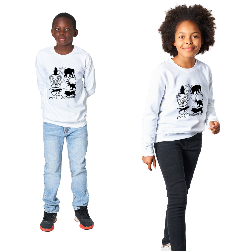 Premium Kids Crewneck Sweatshirt