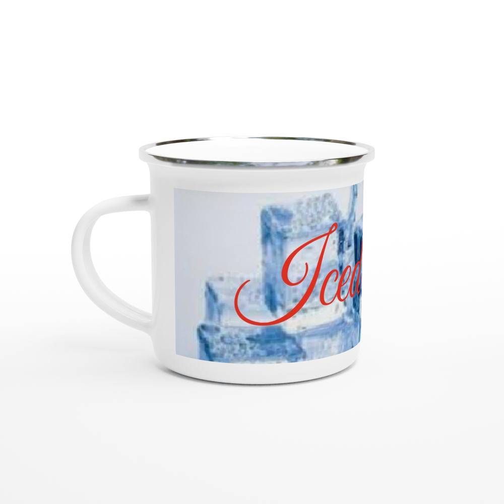 White 12oz Enamel Mug
