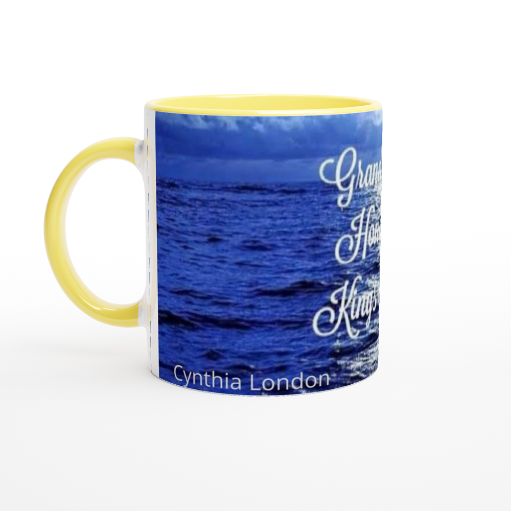 White 11oz Ceramic Mug with Color Inside