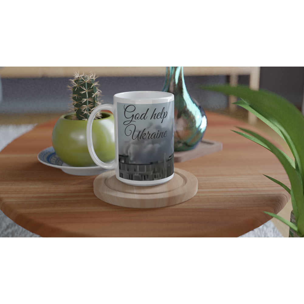 White 15oz Ceramic Mug