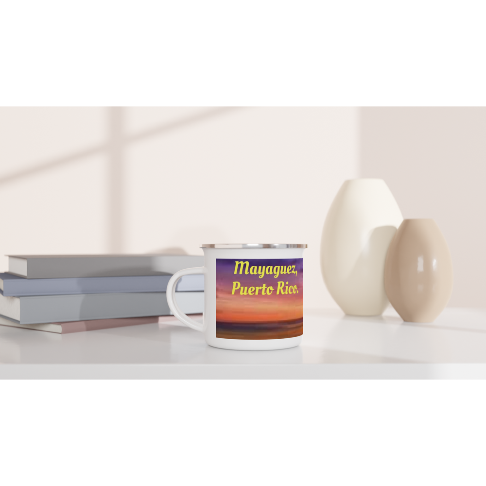 White 12oz Enamel Mug
