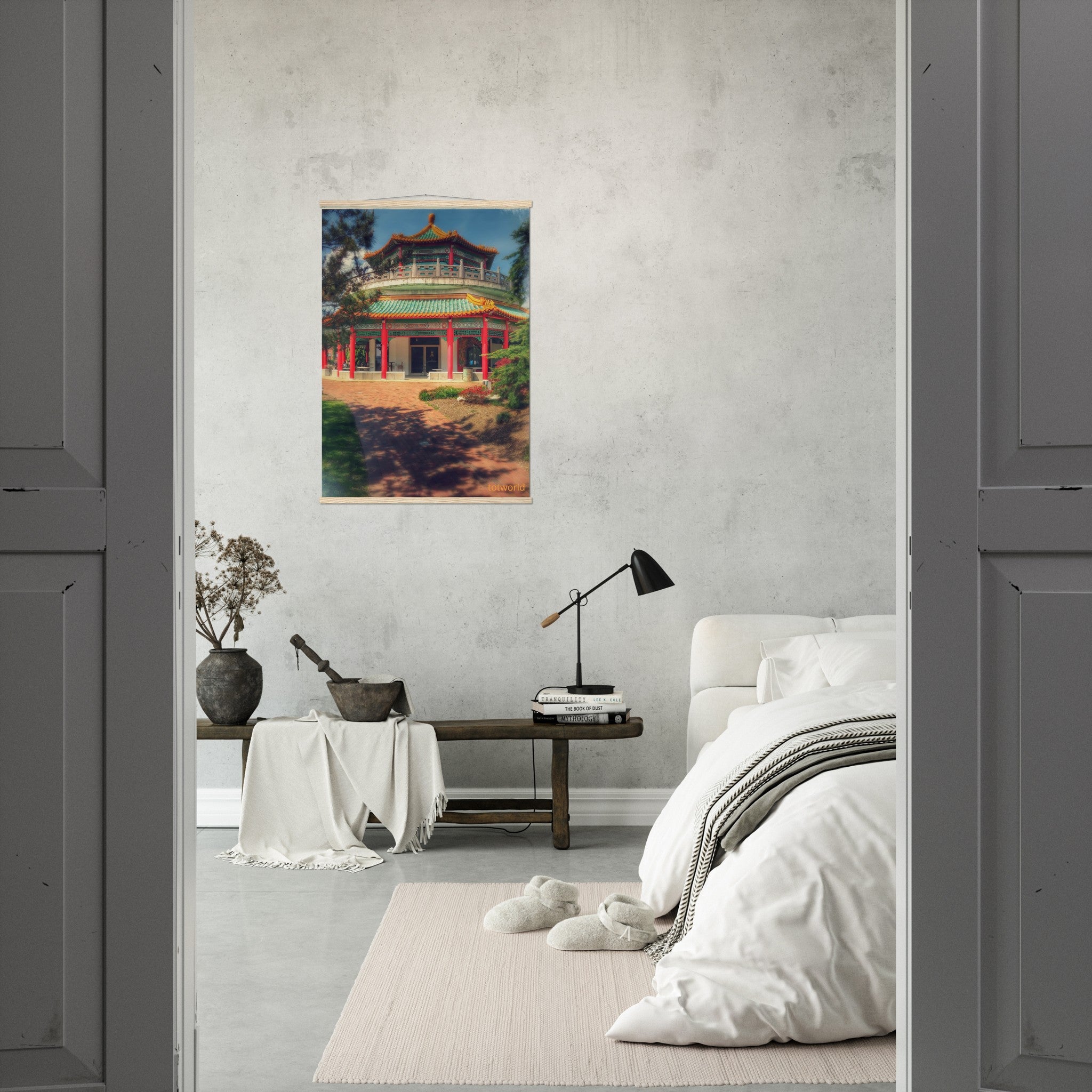 Classic Semi-Glossy Paper Poster with Hanger
