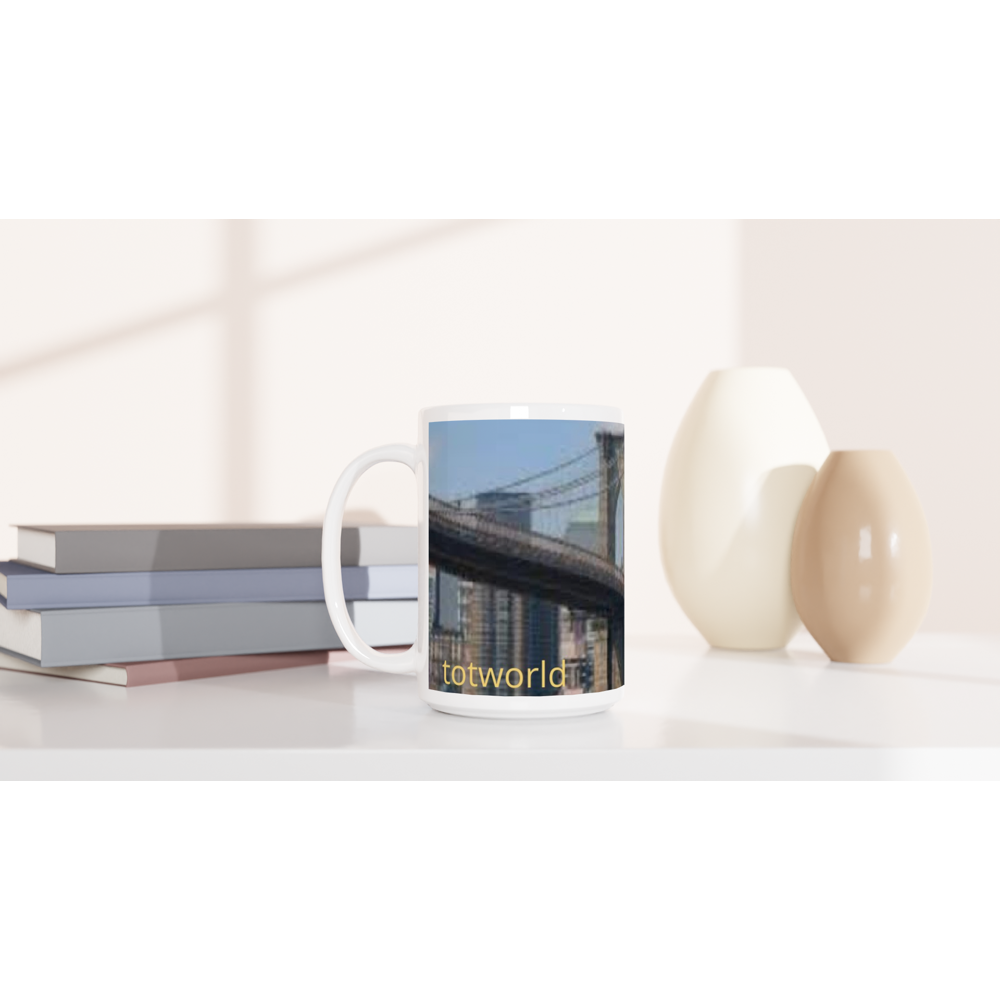 White 15oz Ceramic Mug