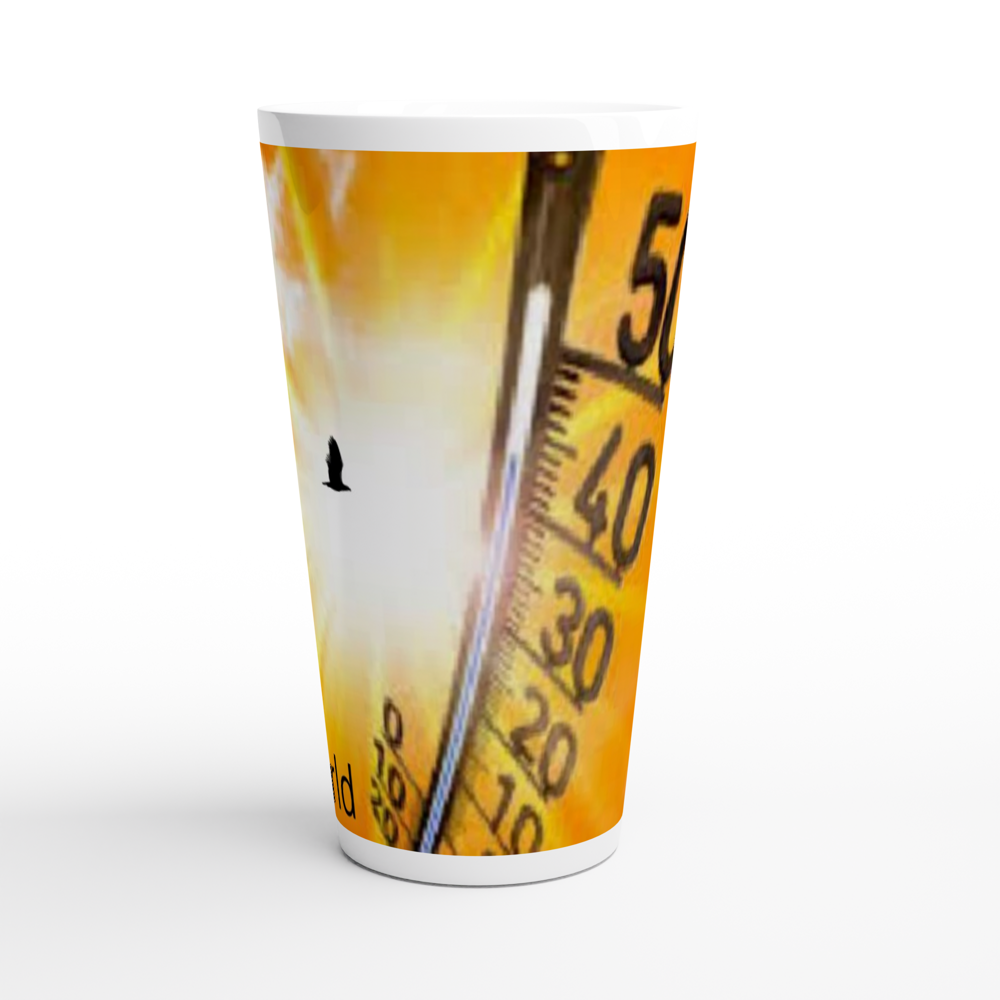 White Latte 17oz Ceramic Mug