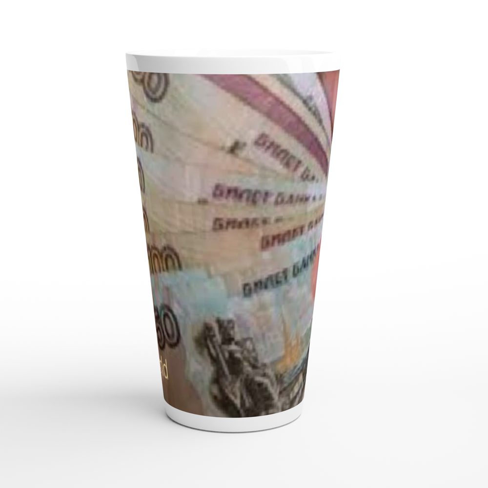 White Latte 17oz Ceramic Mug