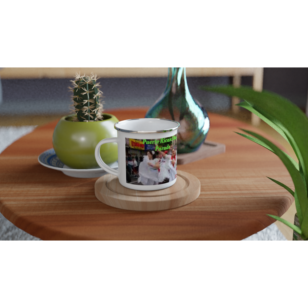 White 12oz Enamel Mug