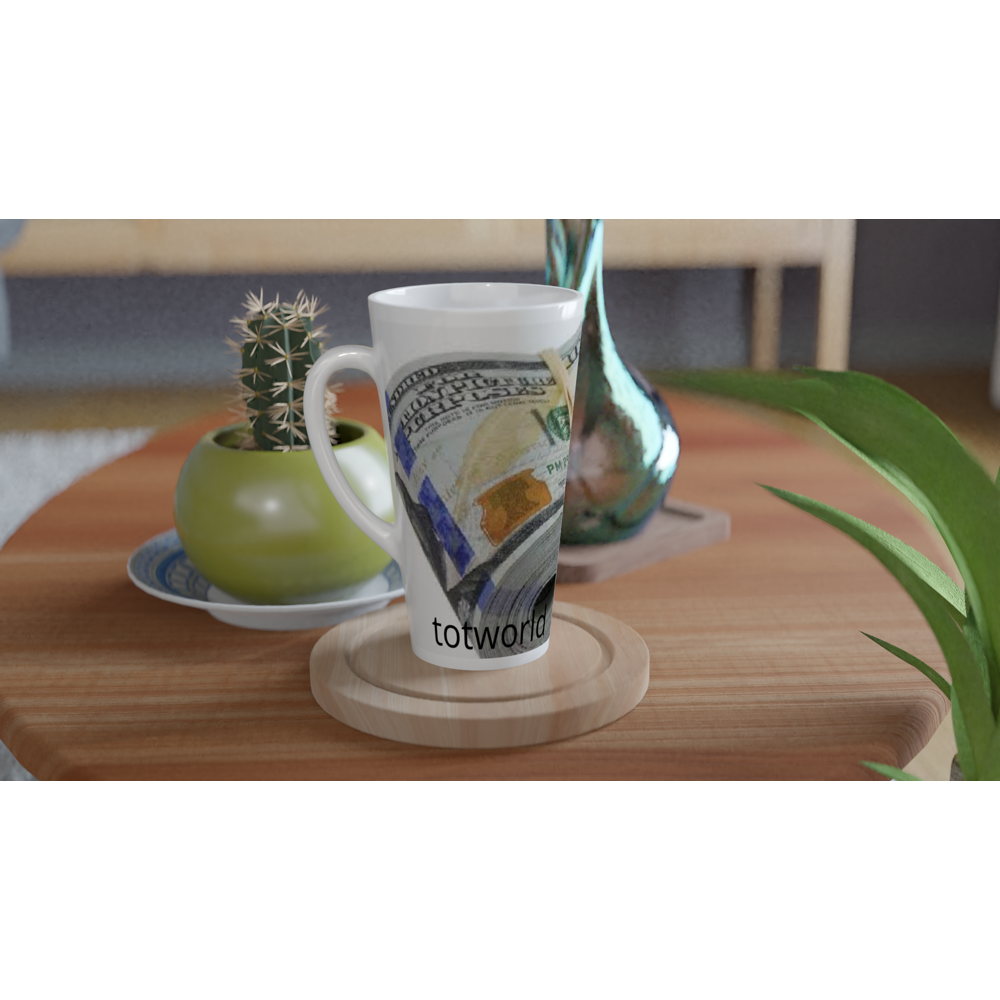 White Latte 17oz Ceramic Mug