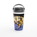 White 15oz Stainless Steel Travel Mug