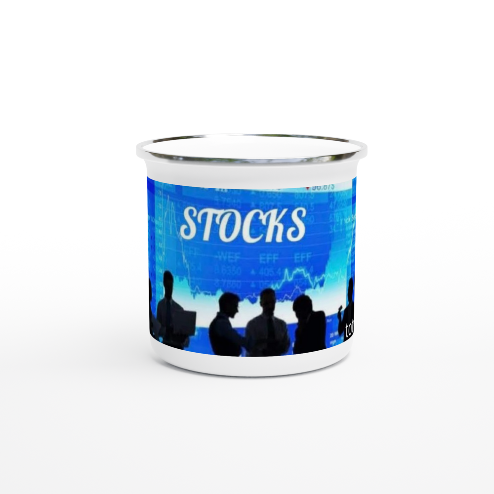 White 12oz Enamel Mug